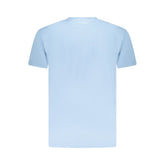 Trussardi Light Blue Cotton Men T-Shirt